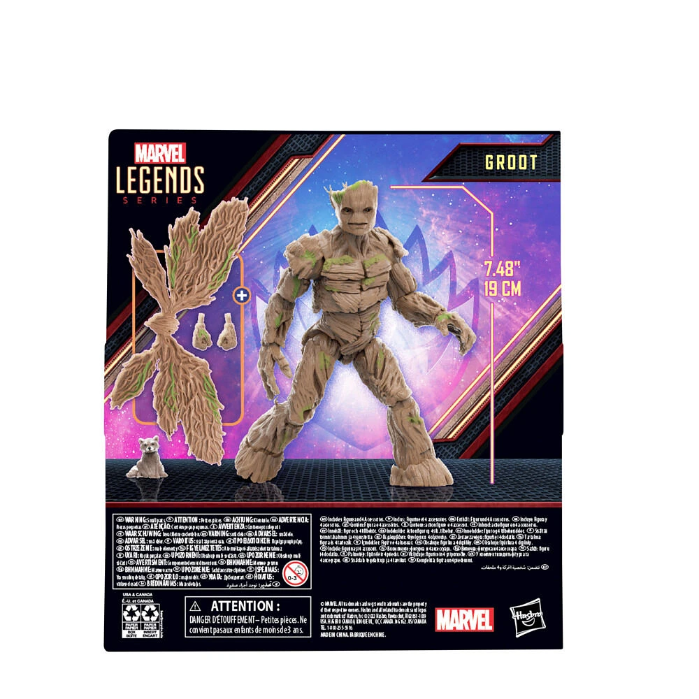 Marvel Legends Series, Groot, Gardiens de la galaxie Vol.3, figurine de 15 cm