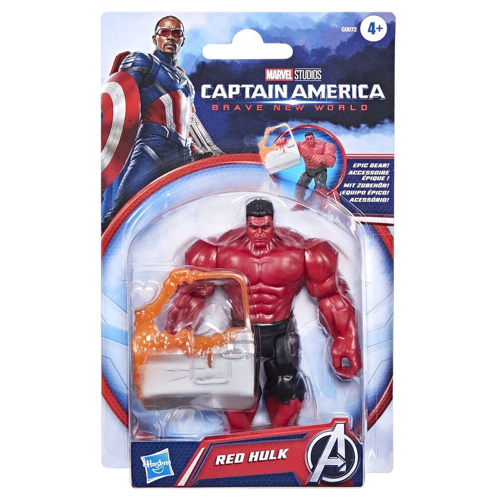 Marvel Avengers Epic Hero Series Captain America: Brave New World Red Hulk Figure