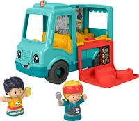 Fisher-Price Little People Serve It Up Food Truck Musical Toddler Toy Vehicle, Multilanguage Version