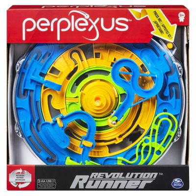 Perplexus, Revolution Runner Motorized Motion 3D Gravity Maze Game Brain Teaser Fidget Toy Puzzle Ball