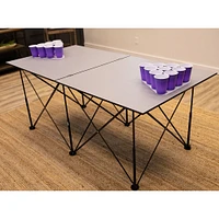 Stand de table de ping-pong 6 pieds, bleu - Édition anglaise