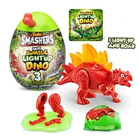 Mini oeuf de dinosaure jurassique allumant Smashers par ZURU