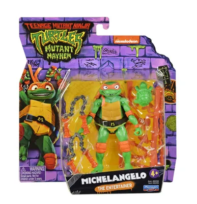  Teenage Mutant Ninja Turtles: Mutant Mayhem 4.5” Leatherhead  Basic Action Figure by Playmates Toys : Toys & Games