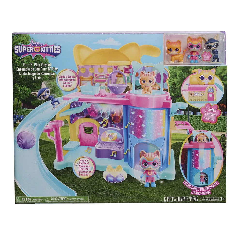 Disney Junior SuperKitties Purr 'N' Play Playset