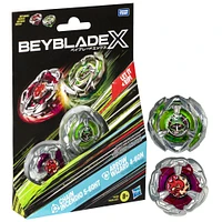 Beyblade X Dual Pack Chain Incendio 5-60HT et Arrow Wizard 4-60N