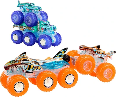 Hot Wheels Monster Trucks Power Smashers Toy Truck & Big Rig Multipack (4 Toy Trucks)