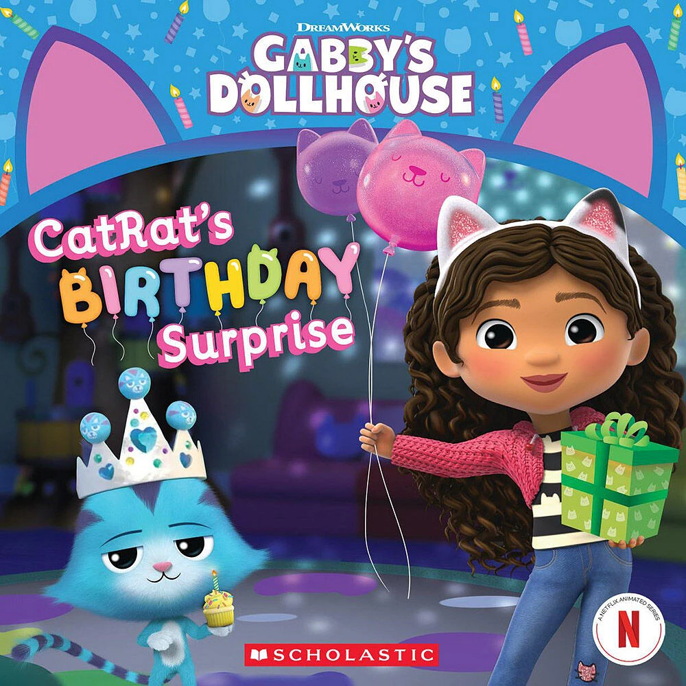 CatRat's Birthday Surprise (Gabby's Dollhouse Storybook) - Édition anglaise