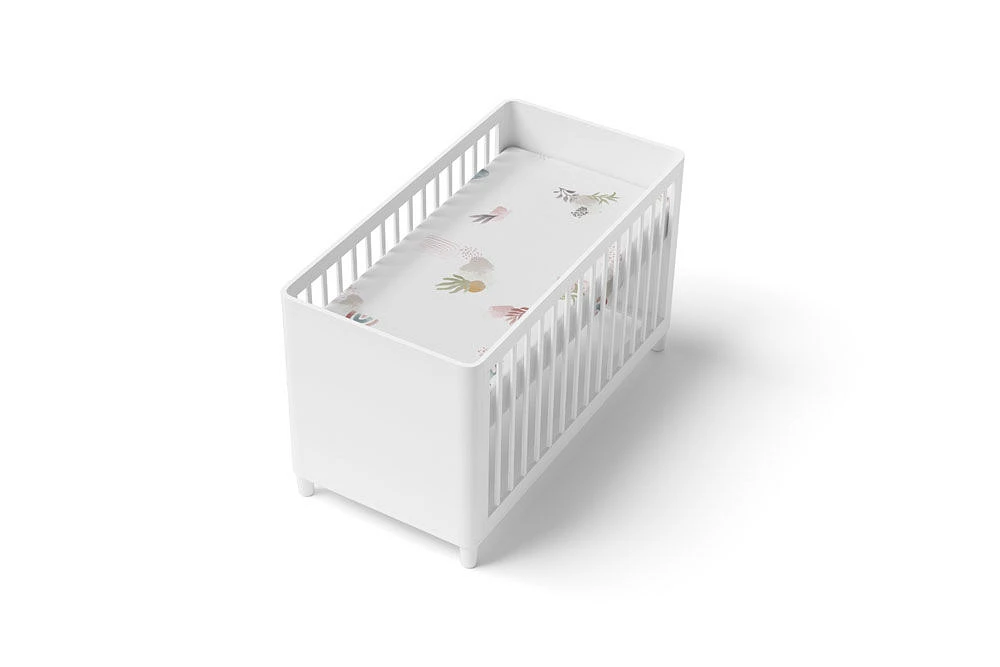 Kushies - Percale Dream crib sheet Floral