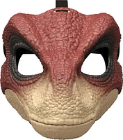 Jurassic World Rebirth Raptor Dinosaur Mask, Role-Play Head Wear, Movie-Inspired Costume Gear