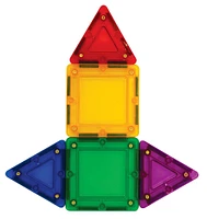 Magformers TileBlox - Coffret de construction Rainbow de 20 pièces magnétiques - les motifs peuvent varier - Édition anglaise