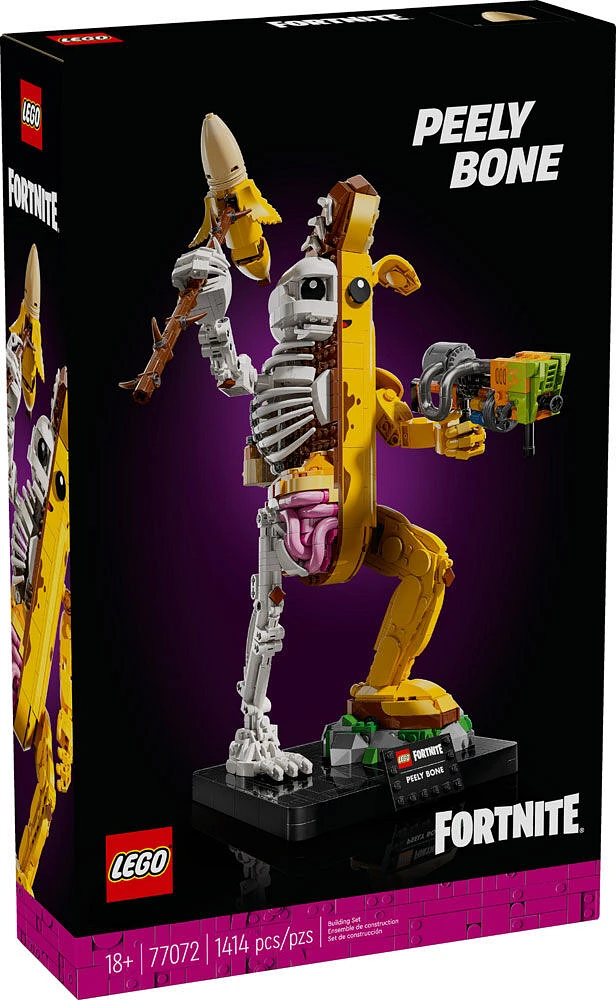 LEGO Fortnite Peely Bone - Collectible DIY Kit for Adults - Gift Idea for Fans of Video Game - 77072