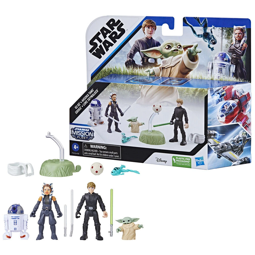 Star Wars Mission Fleet, coffret Grogu de figurines à l'échelle 6 cm The Mandalorian