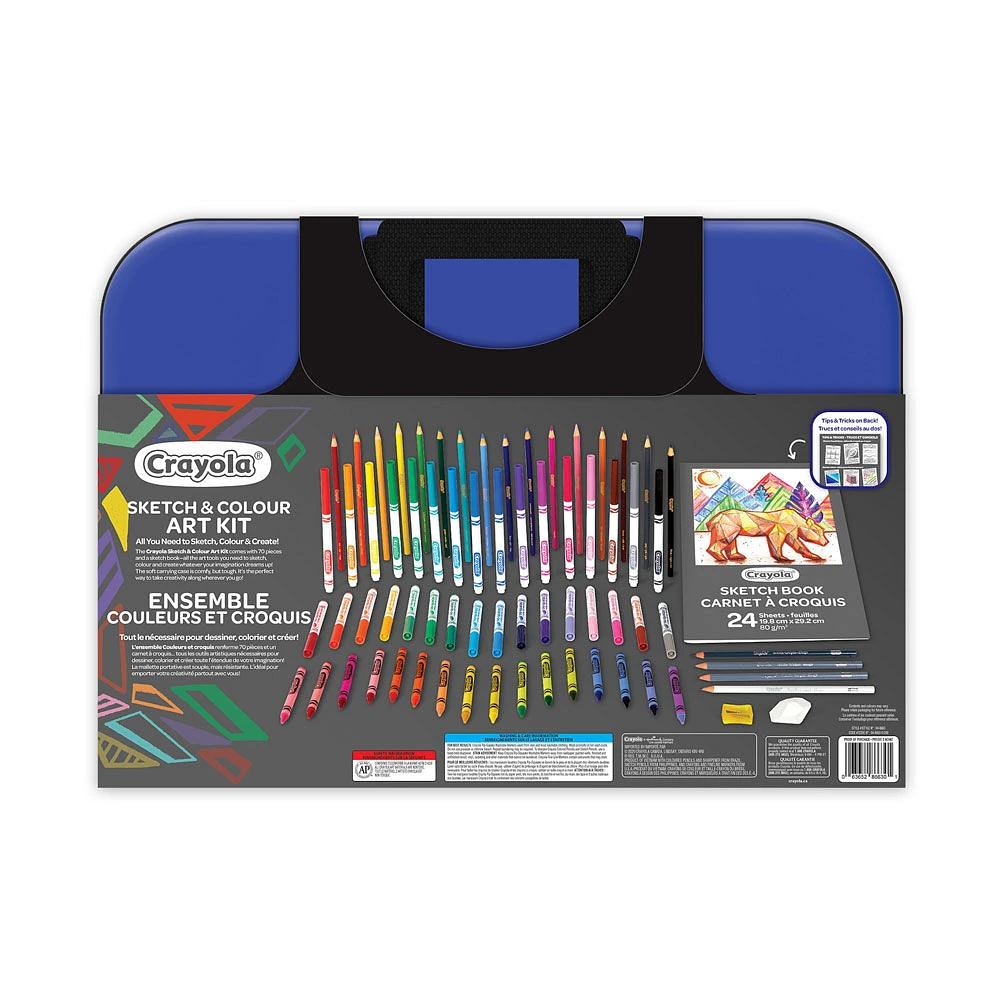 Sketch & Colour Art Kit - Blue - R Exclusive