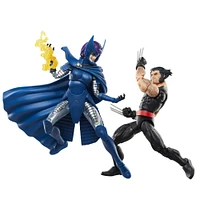 Marvel Legends Series Wolverine and Psylocke Action Figures