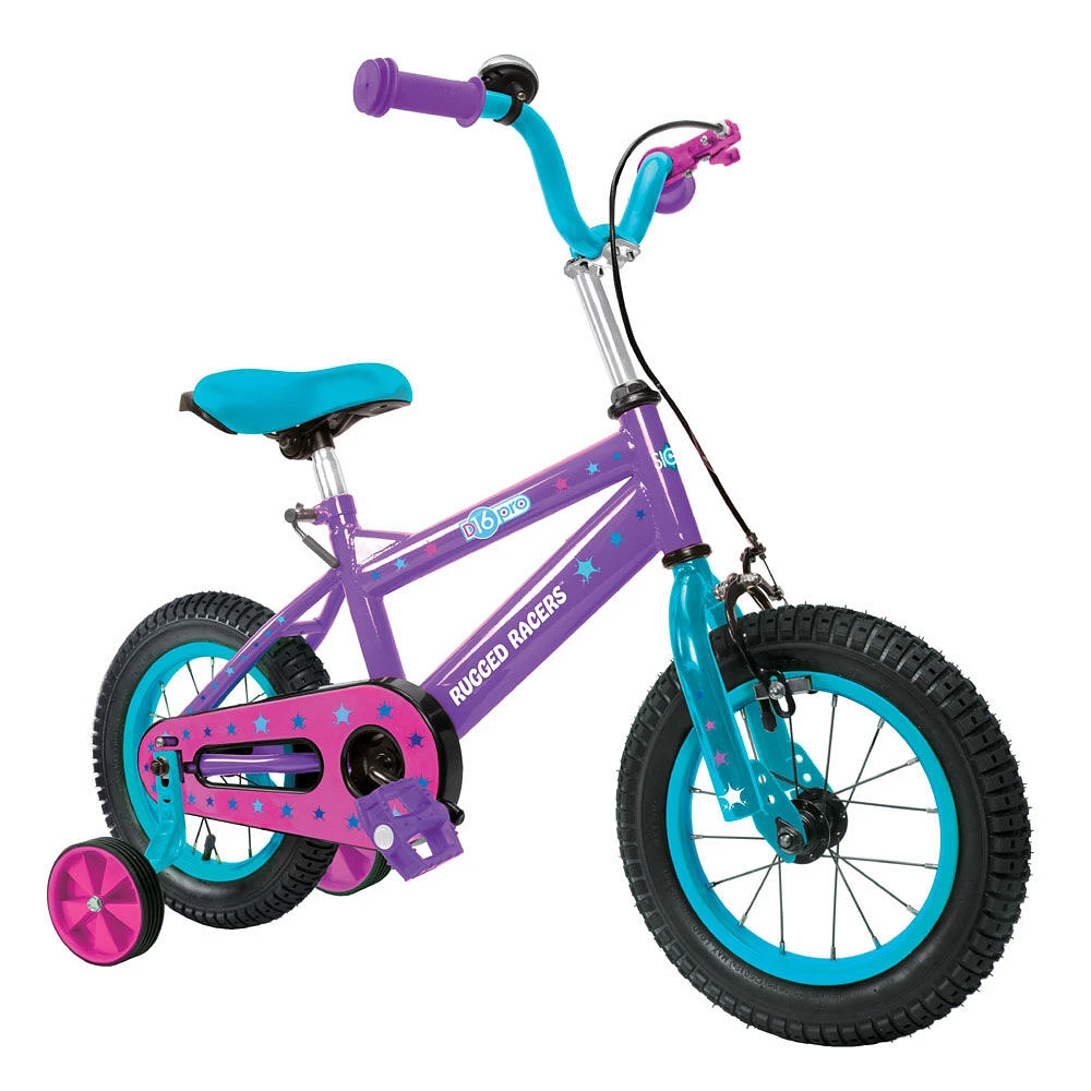 Rugged Racer Inch Kids Bike with Training Wheels - Ice