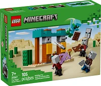 LEGO Minecraft La patrouille du désert des Illageois Ensemble de jeu vidéo pour enfants 21267