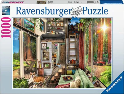 Ravensburger Redwood Forest Tiny House 1000pc Puzzle