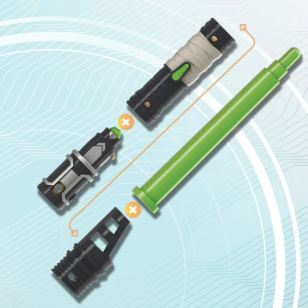 Star Wars Lightsaber Forge Luke Skywalker, Green Customizable Lightsaber, Star Wars Toys for Kids