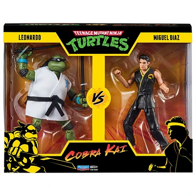Teenage Mutant Ninja Turtles vs Cobra Kai:  - Leonardo vs Miguel Diaz - 6" Figures (2-Pack)