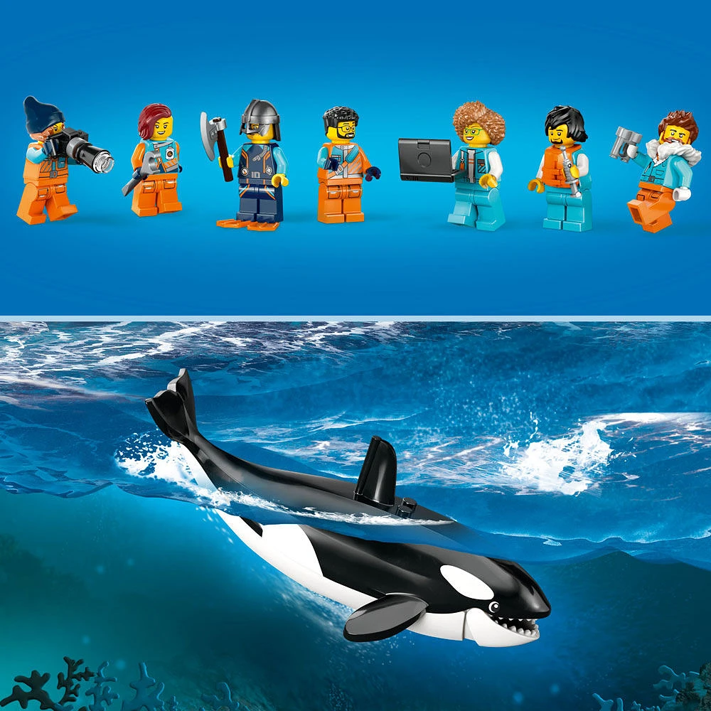 LEGO City Le bateau d'exploration arctique 60368 Ensemble de jeu de construction (815 pièces)