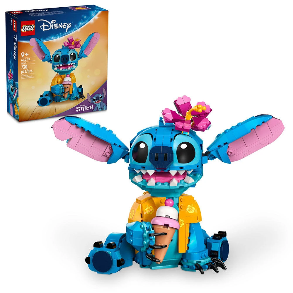 LEGO | Disney Stitch; kit de construction de créature extraterrestre amie de Lilo 43249