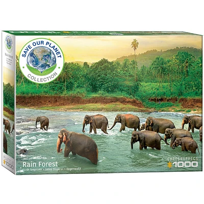 Rainforest 1000 Piece Puzzle