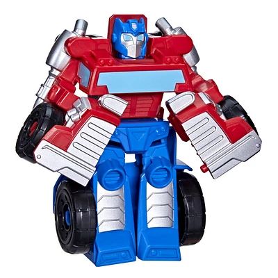 Playskool Heroes Transformers Rescue Bots Academy Optimus Prime Converting Toy, 4.5-Inch Action Figure, Toys for Kids Ages 3 and Up