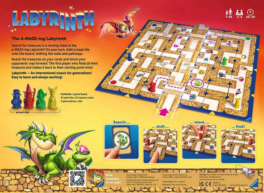 Labyrinth Strategy Game - English Edition