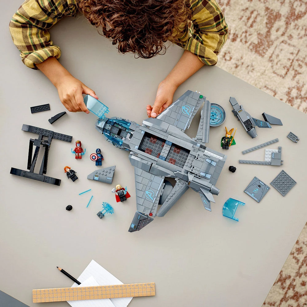 LEGO Marvel Le Quinjet des Avengers 76248 Ensemble de jeu de construction (795 pièces)