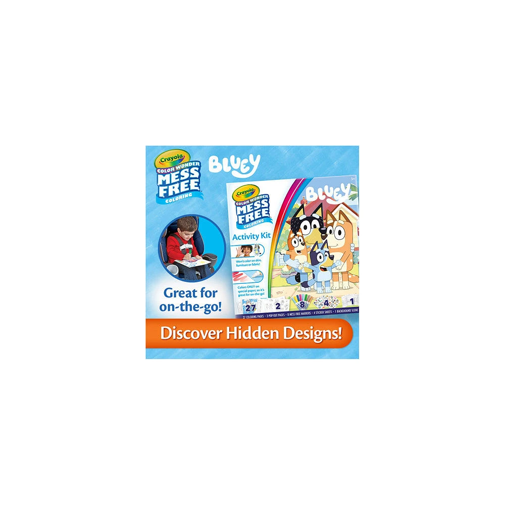 Crayola Color Wonder Mess-Free Bluey Activity Kit