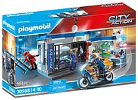 Playmobil - Poste de police et cambrioleur