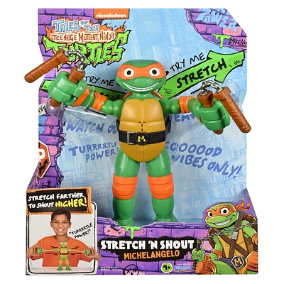 Tales of Teenage Mutant Ninja Turtles: Stretch N Shout Michelangelo Figure - R Exclusive