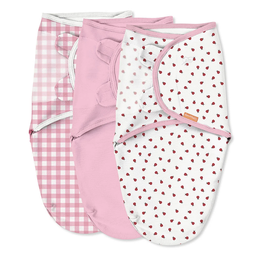 SwaddleMe 3 Pack Original Swaddle LADYBUG PICNIC