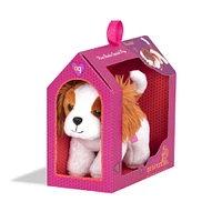 Chiot King Charles Spaniel, Our Generation, Chien en peluche avec pattes articulées