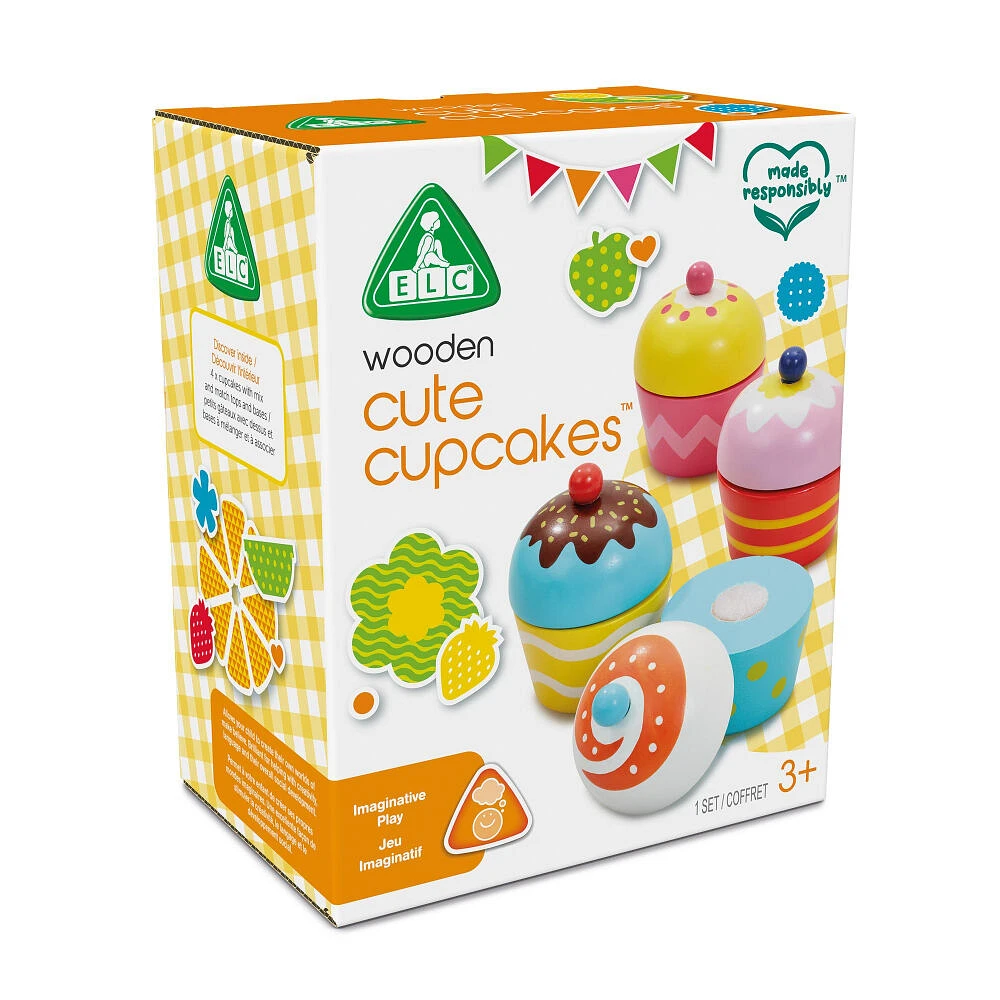 Early Learning Centre cupcakes mignons en bois - Notre Exclusivité