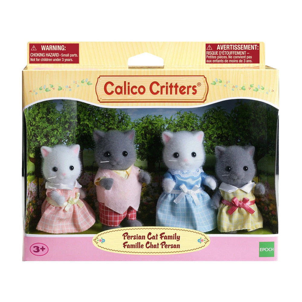 Calico Critters Persian Cat Family