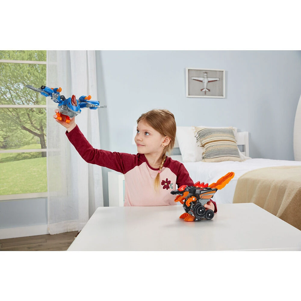 VTech Switch and Go Super Spino-Dactyl 2 en 1 - Édition française - Notre exclusivité