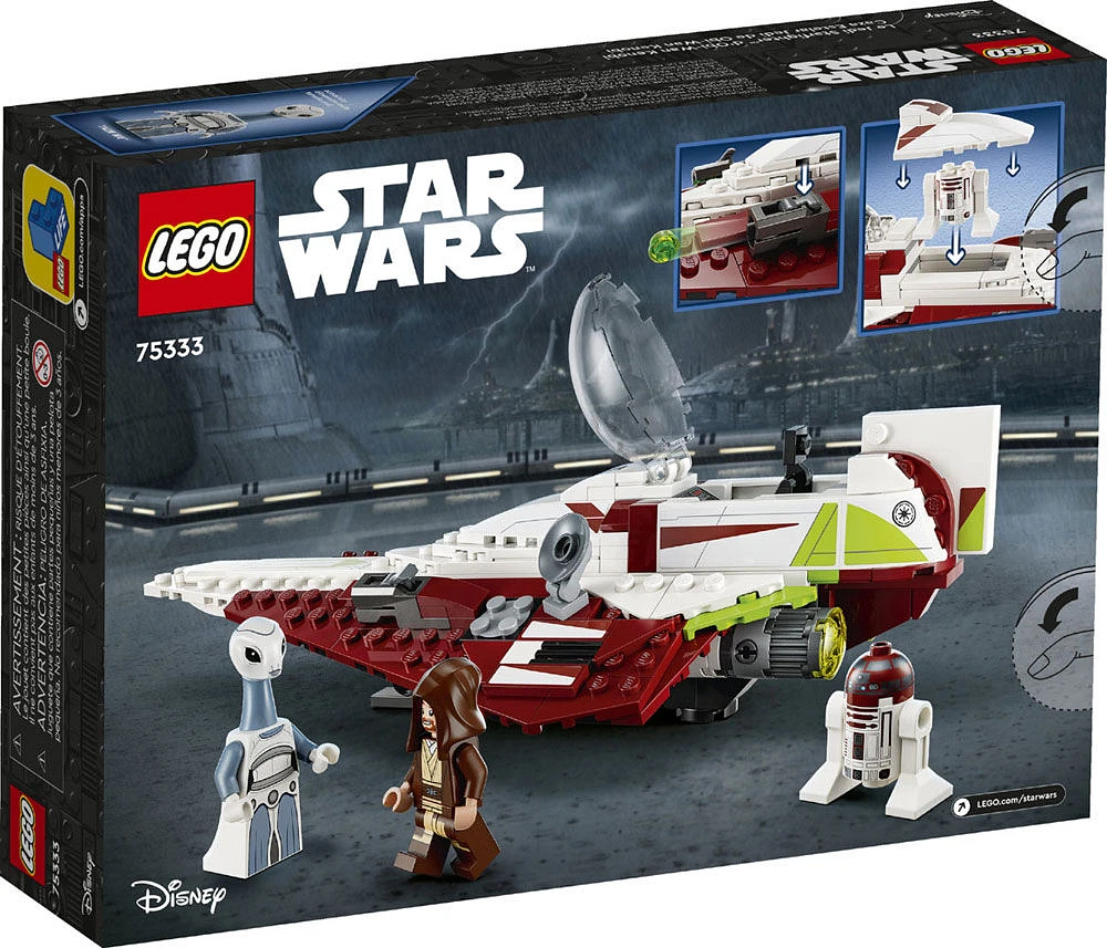 LEGO Star Wars Le Jedi Starfighter d'Obi-Wan Kenobi 75333 Ensemble de construction (282 pièces)