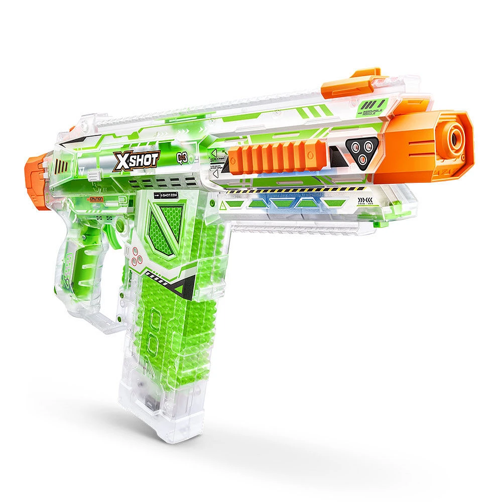 XSHOT Hyper Gel Glow In The Dark Nightmare Blaster (10,000 Glow In The Dark Hyper Gel Pellets) by ZURU