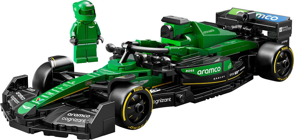 LEGO Speed Champions Aston Martin Aramco F1 AMR24 Race Car Vehicle Set and Driving Kit 77245