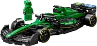 LEGO Speed Champions Voiture de course Aston Martin Aramco F1 AMR24, Ensemble de véhicule et de pilote 77245