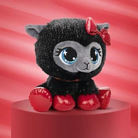 GUND P.Lushes Designer Fashion Pets Special-Edition Ba-Bah Noir Llama Premium Stuffed Animal, Black and Red, 6"