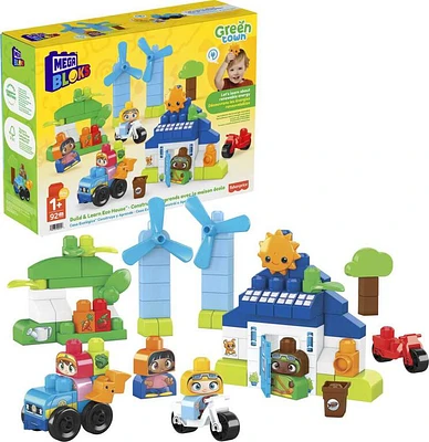 Mega Bloks Green Town Build and Learn Eco House