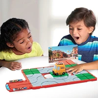 EPOCH Games Super Mario Route 'n Go, Tabletop Skill and Action Game with Collectible Super Mario Action Figures