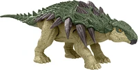 Jurassic World Rebirth Frenzy Pack Edmontonia Dinosaur Figure, Authentic Toy, Digital Play