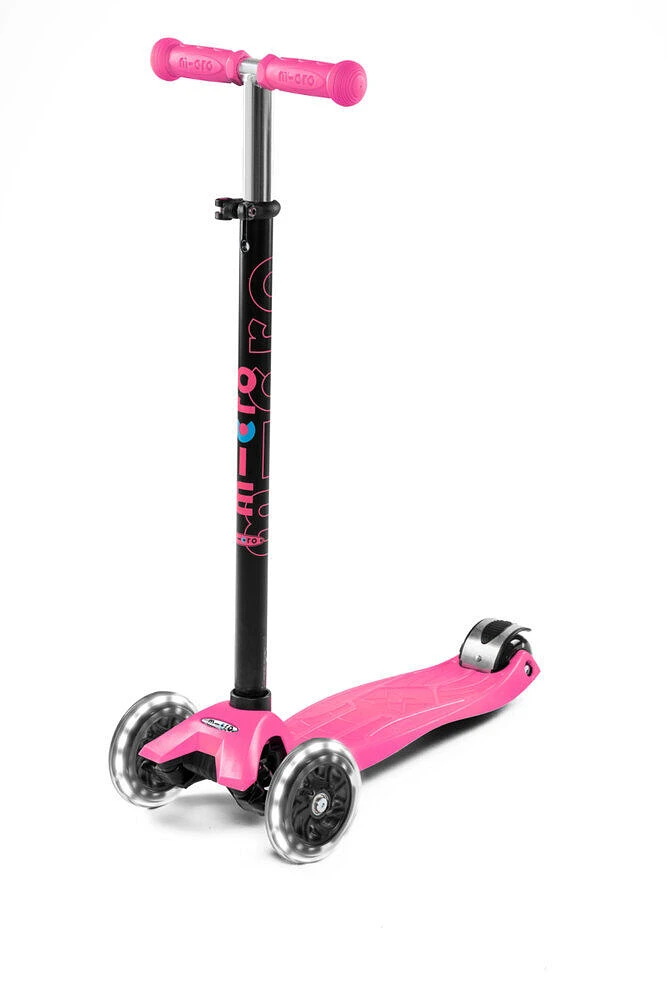 Micro Maxi Plus Led Scooter/Pink - R Exclusive