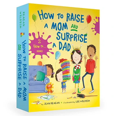 How to Raise a Mom and Surprise a Dad Board Book Boxed Set - Édition anglaise