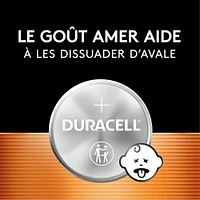 2025 Pile Bouton Lithium Duracell - paquet de 2