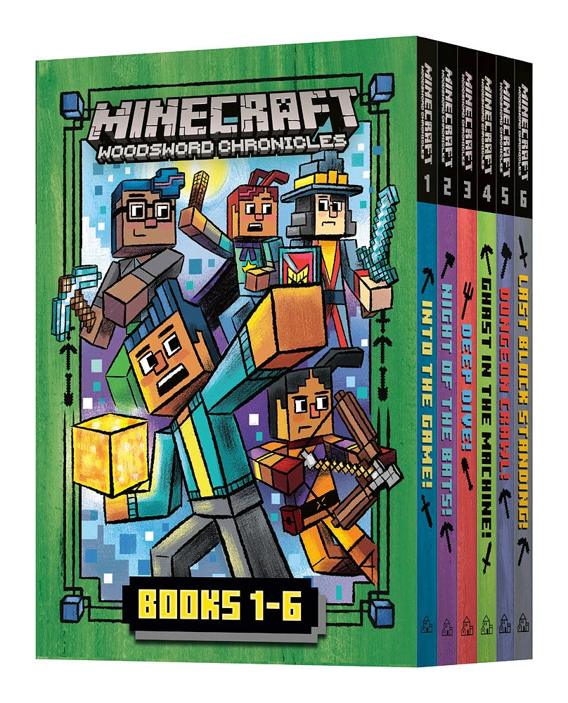 Minecraft Woodsword Chronicles: The Complete Series: Books 1-6 (Minecraft Woosdword Chronicles) - Édition anglaise