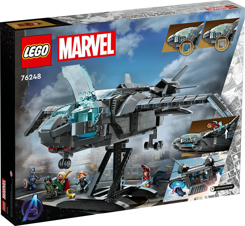 LEGO Marvel Le Quinjet des Avengers 76248 Ensemble de jeu de construction (795 pièces)